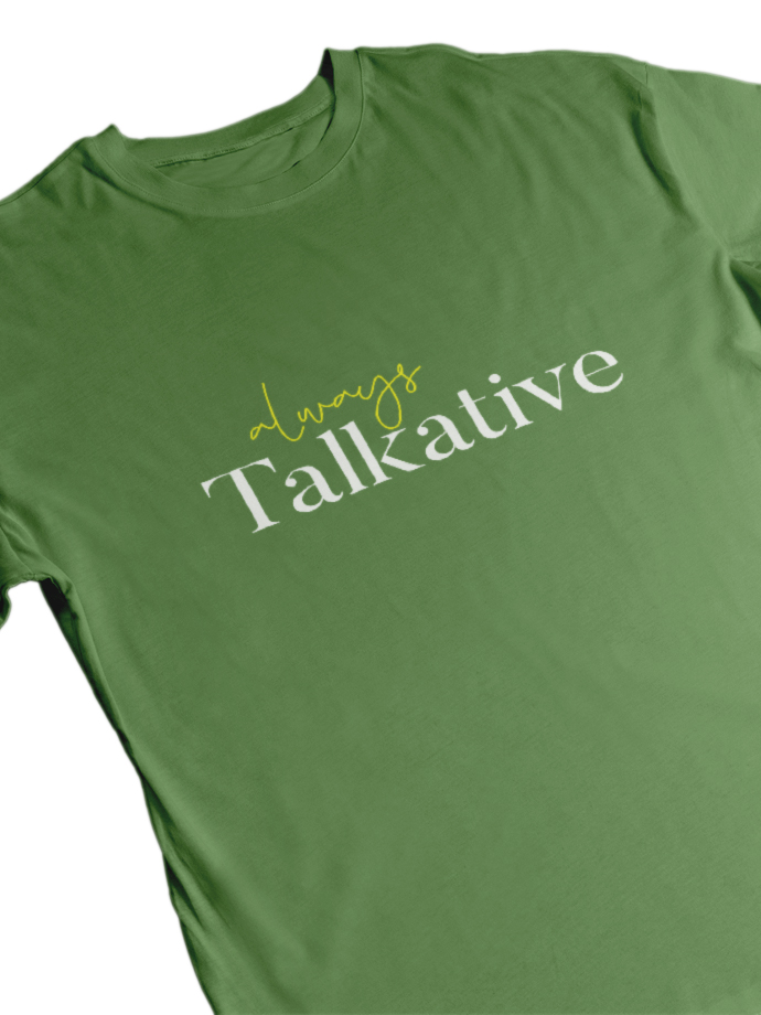 Always Talkative & Always Quiet Funny Couple T-Shirts - Image 8